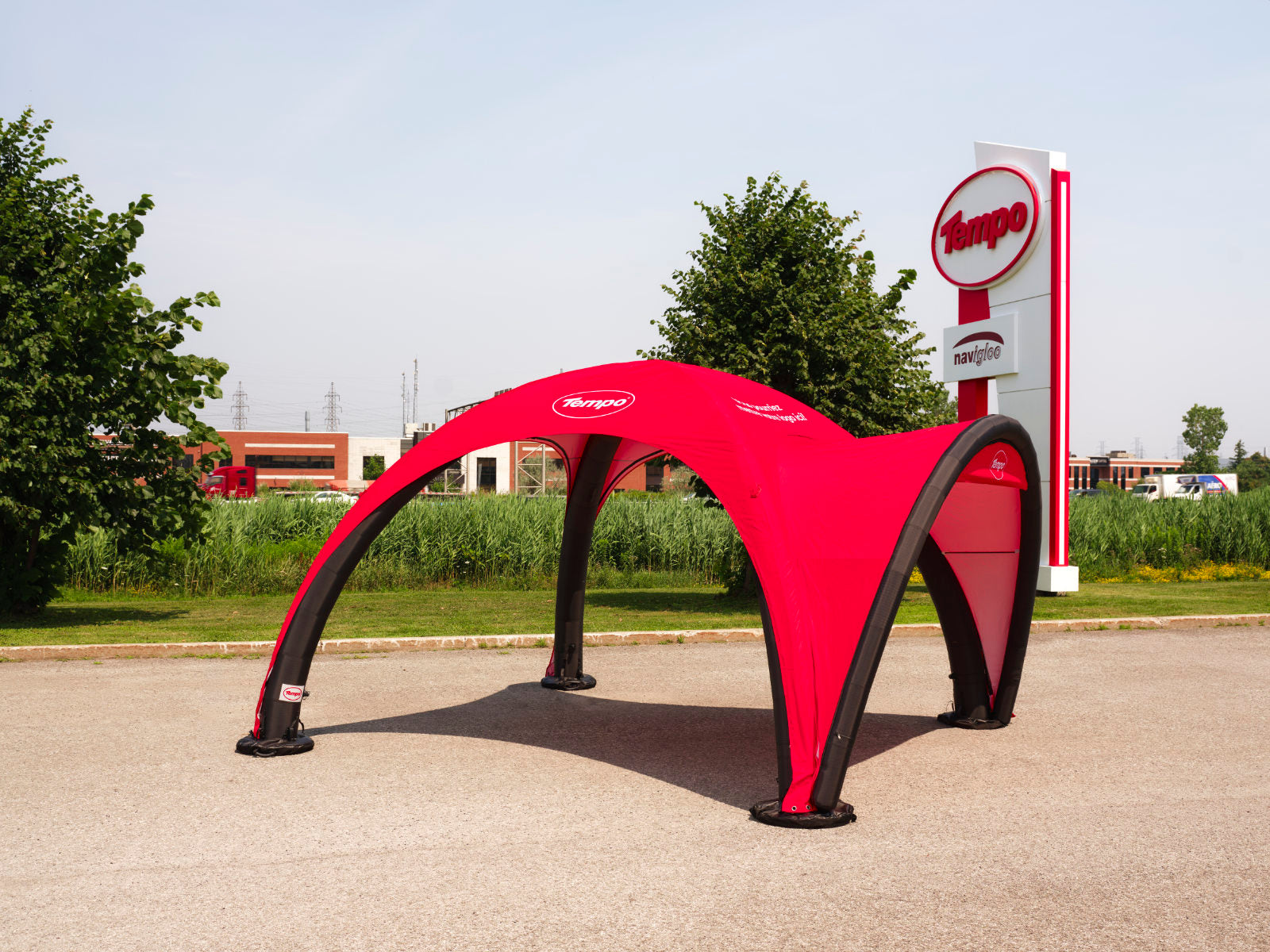 Tente Promotionnelle Gonflable Signée Tempo