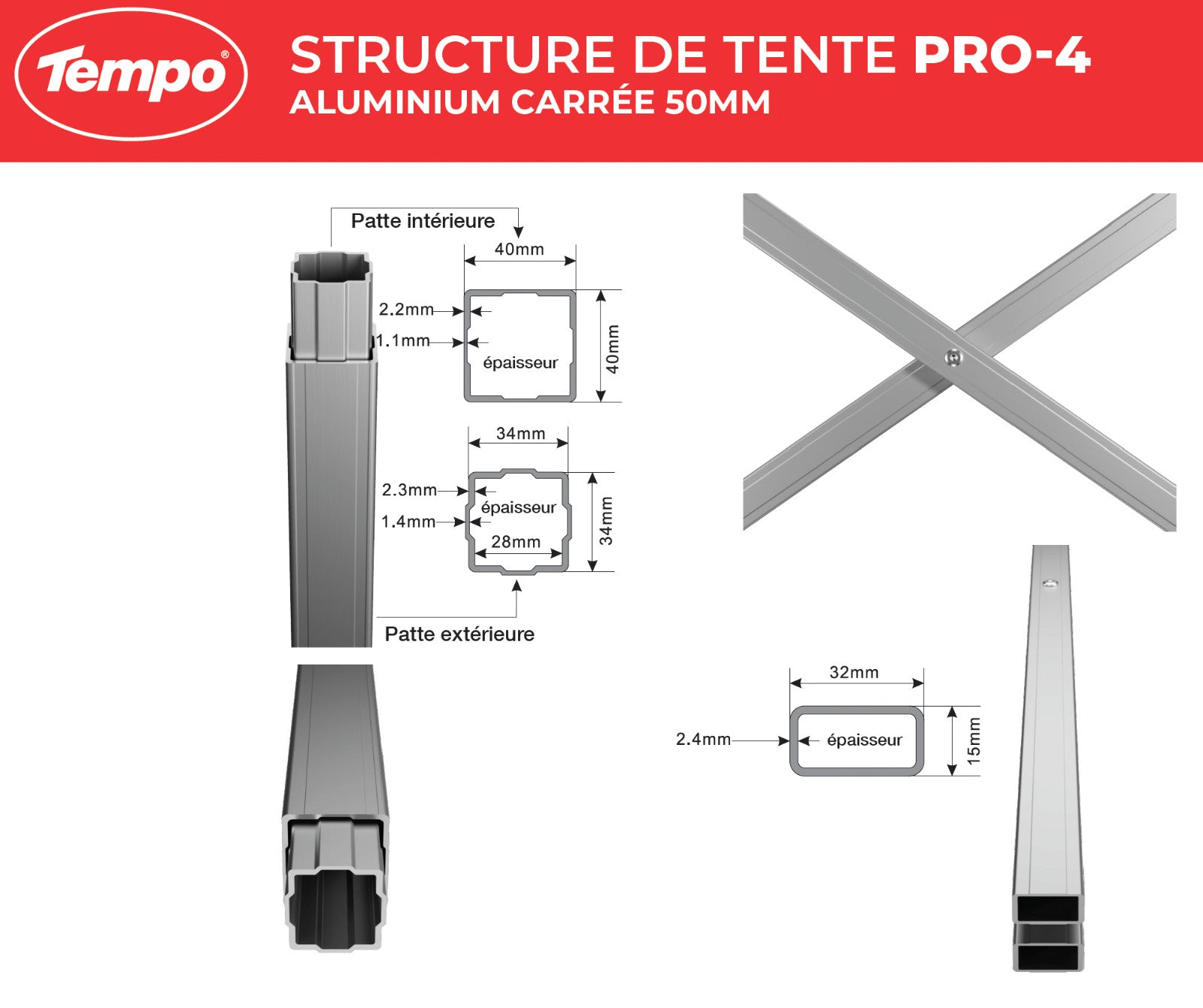 Structures de Tente Tempo - Tempo Tents