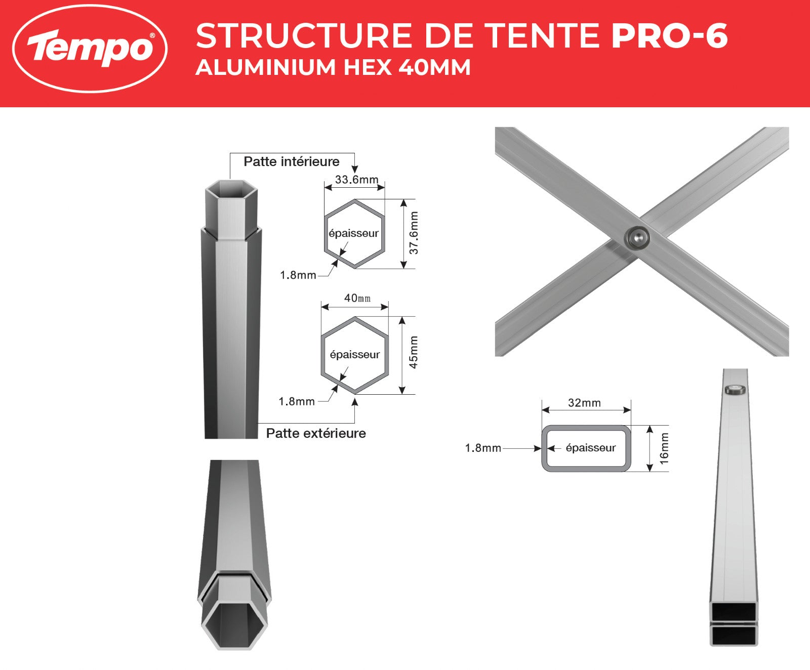 Structures de Tente Tempo - Tempo Tents